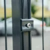 Столб для 3D панели 60х40мм 2м серый с заглушкой
