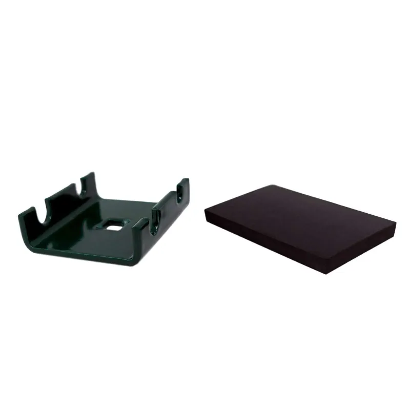 Комплект крепления для 3D заборов 40х35мм (RAL 6005) зеленый мох